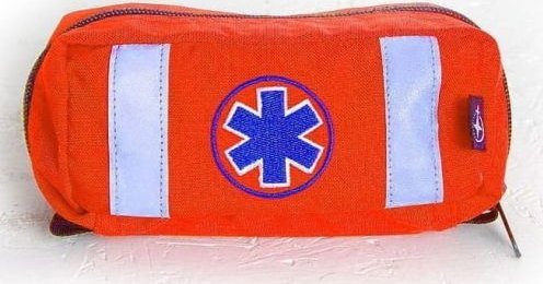 Mini Apteczka osobista z wyposażeniem AOMini Cordura NorthWind odblaskowa - FLUO