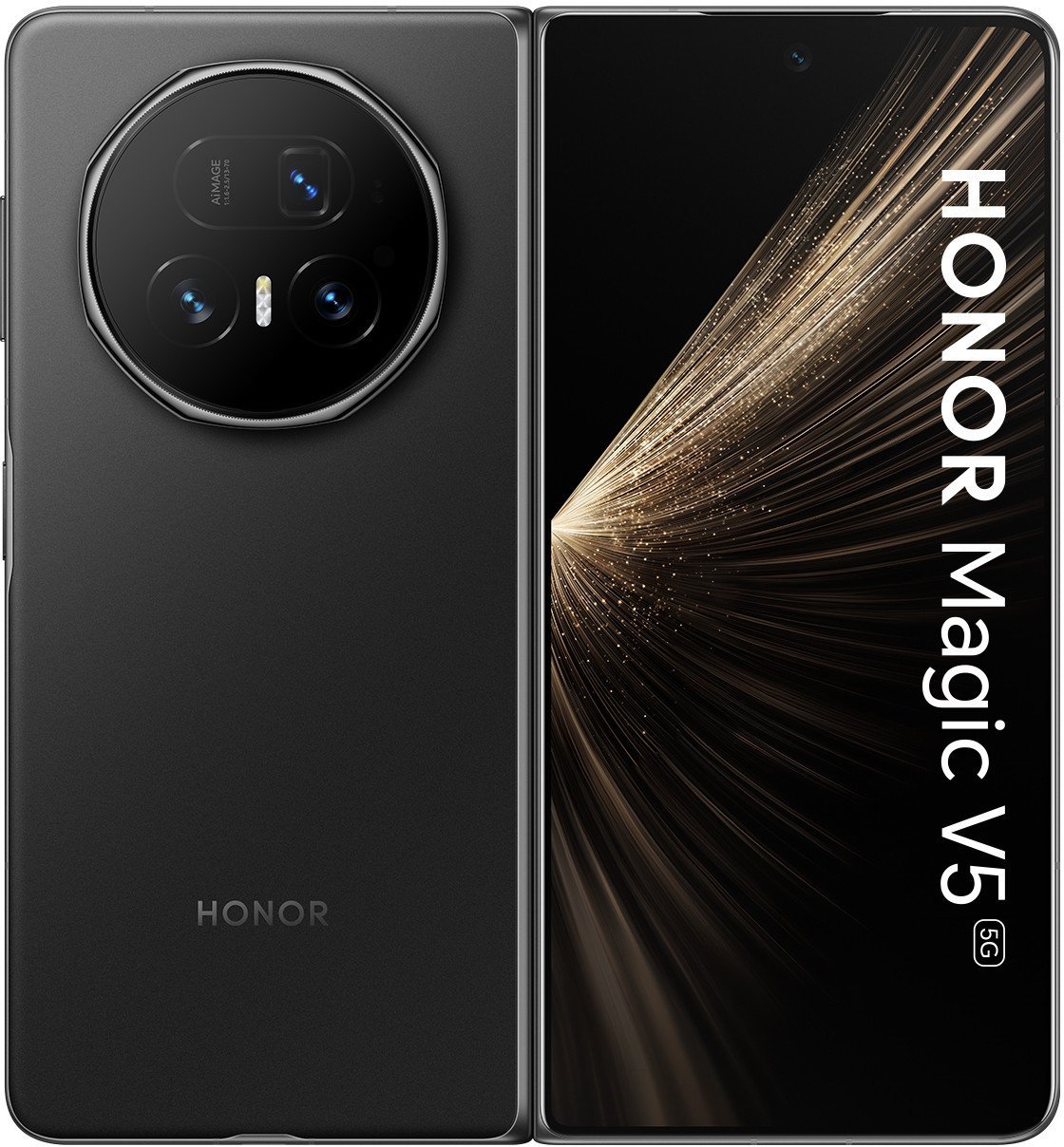 Honor MAGIC V5 20,2 cm (7.95") MagicOS 9.0.1 5G USB Type-C 16 GB 512 GB 5820 mAh Czarny