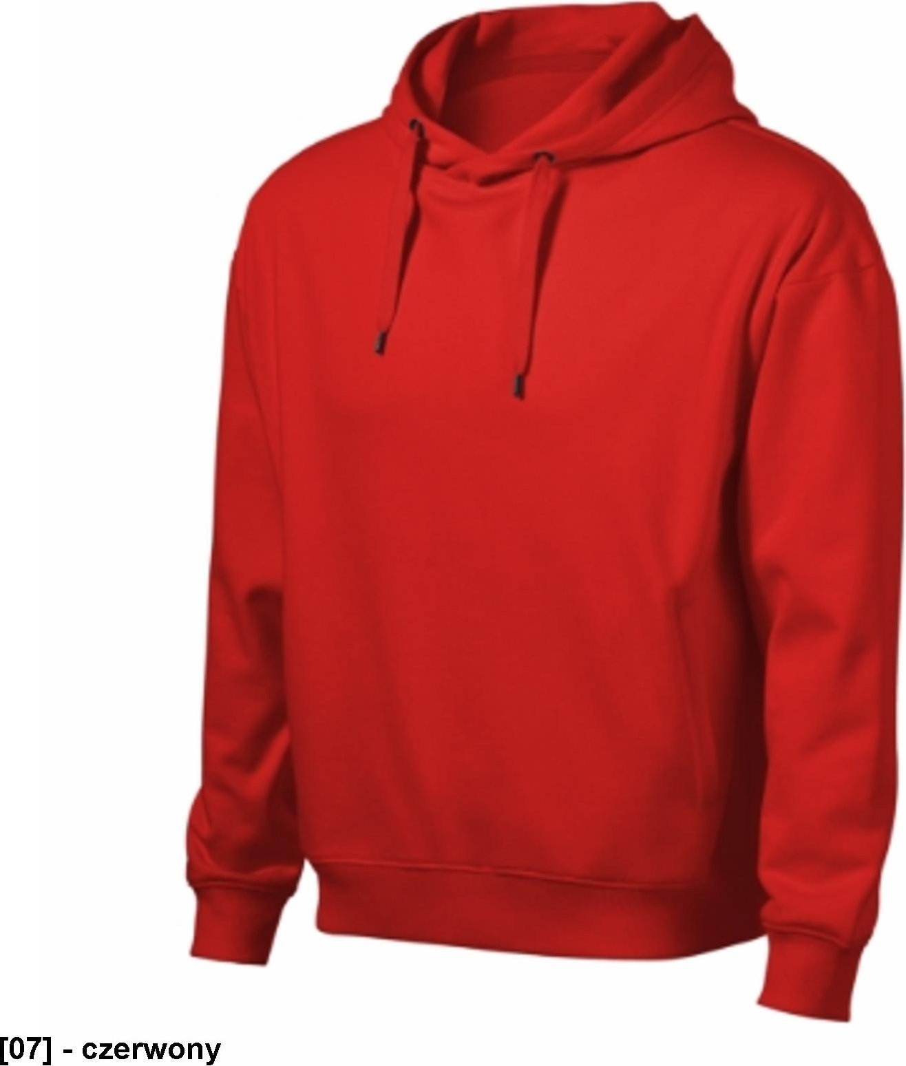 MALFINI Moon - ADLER - Moon - Bluza męska, 280 g/m2, 80 % bawełna, 20 % poliester, 75 % bawełna, 25 % wiskoza - czerwony 3XL