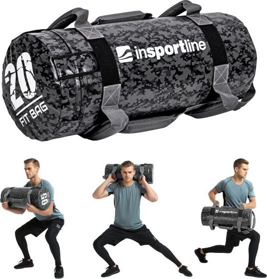 inSPORTline Sandbag Worek do ćwiczeń Fitness Crossfit inSPORTline Fitbag Camu 20 kg
