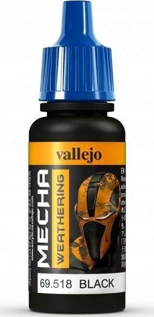 Vallejo Vallejo: 69.518 - Mecha Weathering - Black Wash (17 ml)
