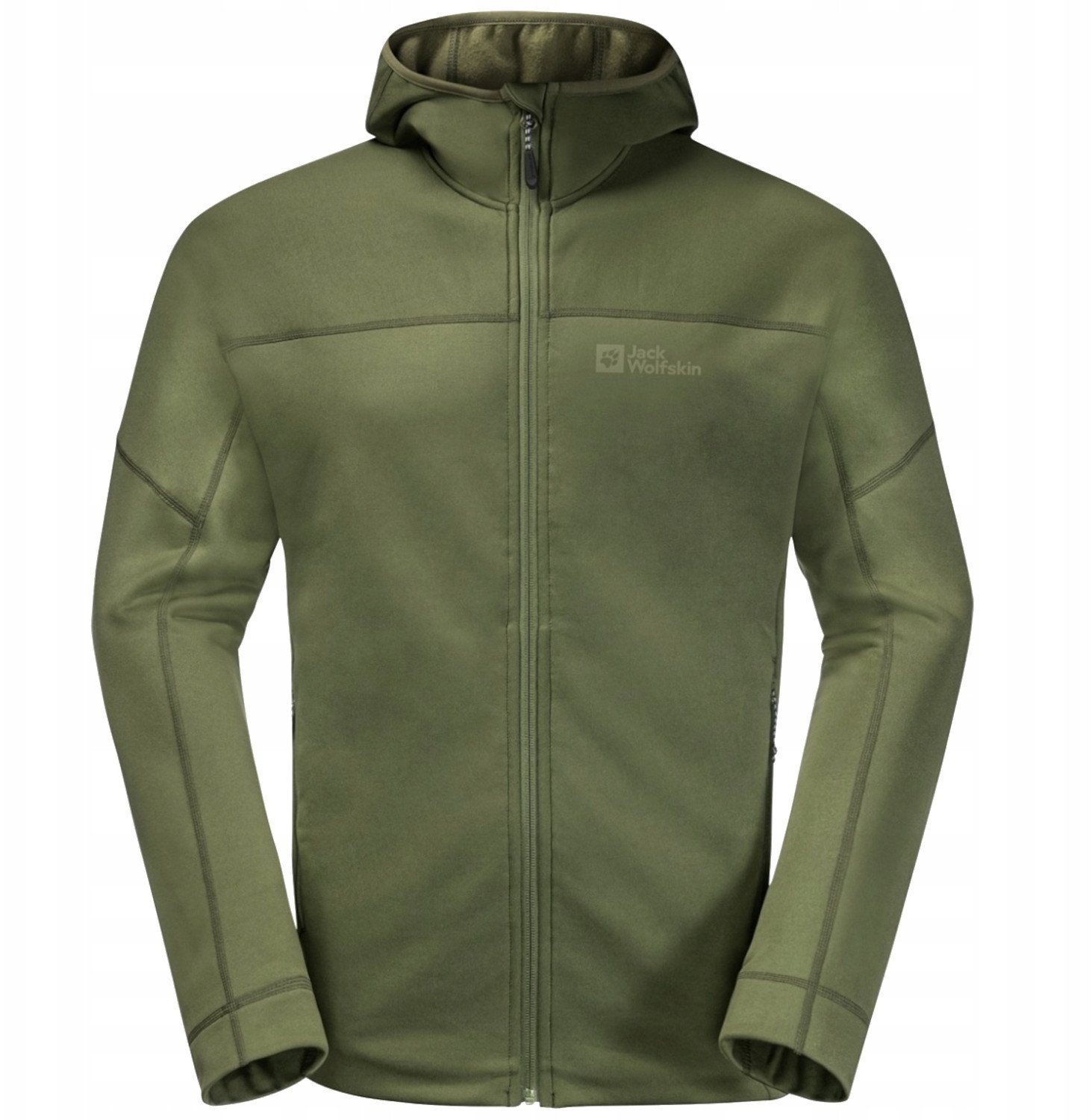 Jack Wolfskin Hirschberg Hooded FZ M 1710881-4129 Zielone M