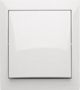 Kontakt-Simon Simon Aquaclick Przycisk zwierny bez piktogramu, 10 AX, 250 V biały ACP1/11