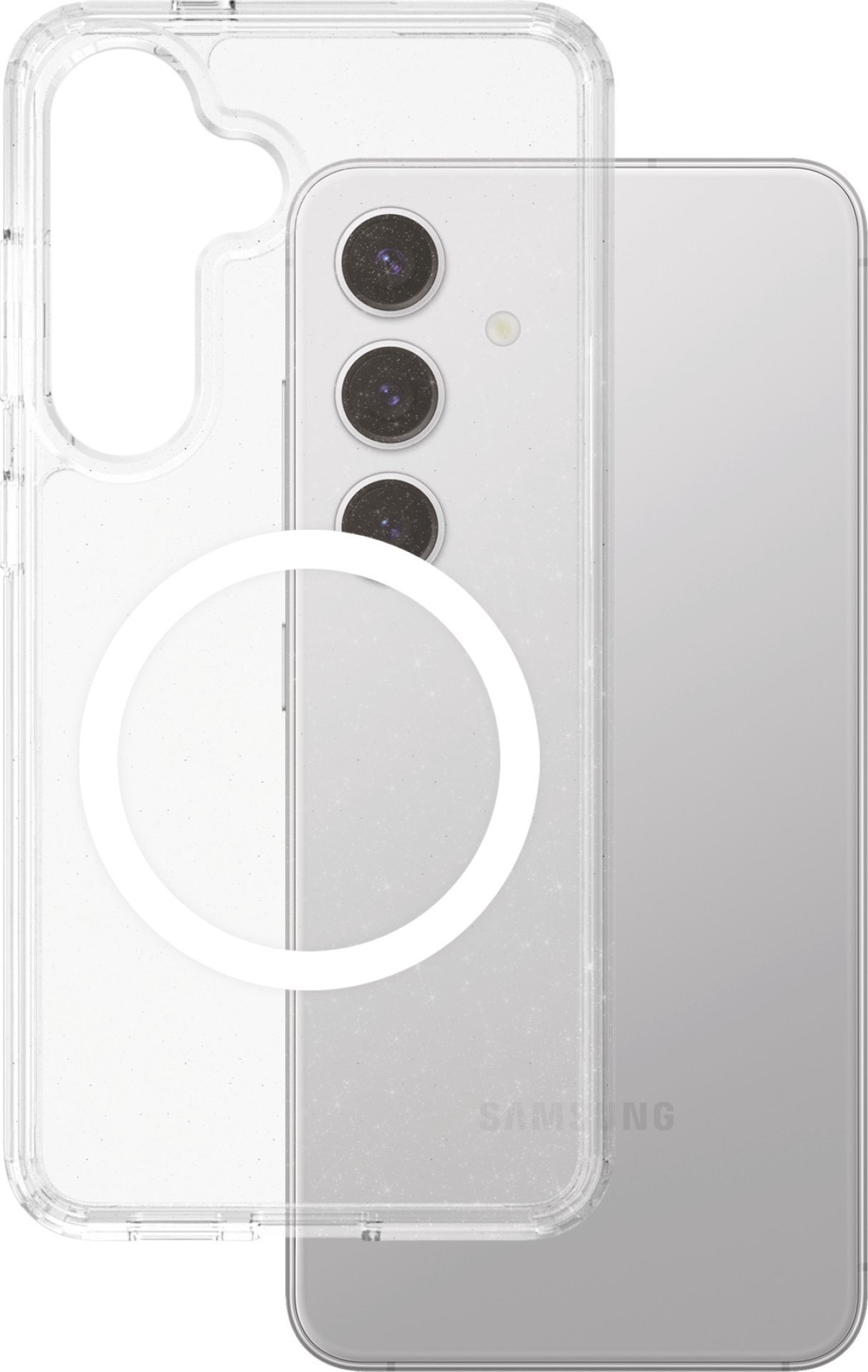 CARE Flagship Case Star Lit w. White QI Galaxy S25 Plus