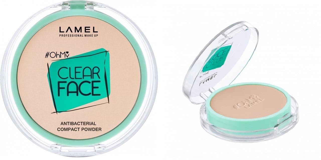 LAMEL Puder kompaktowy antybakt. OhMy Clear 401 6g