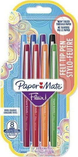 Paper Mate PAPER MATE Faserschreiber Flair 8er Candy Pop M 0.7 mm Blister