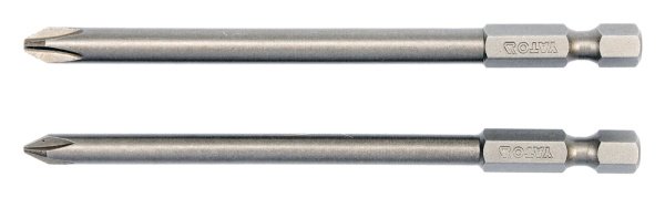 Yato Końcówki wkrętakowe krzyżowe Ph1x100mm Ph2x100mm 1/4 2szt. (YT-0488)