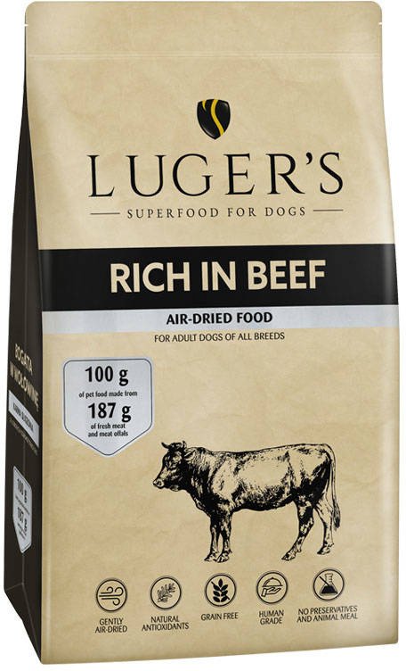 Lugers karma suszona dla psa bogata w wołowinę 5 kg