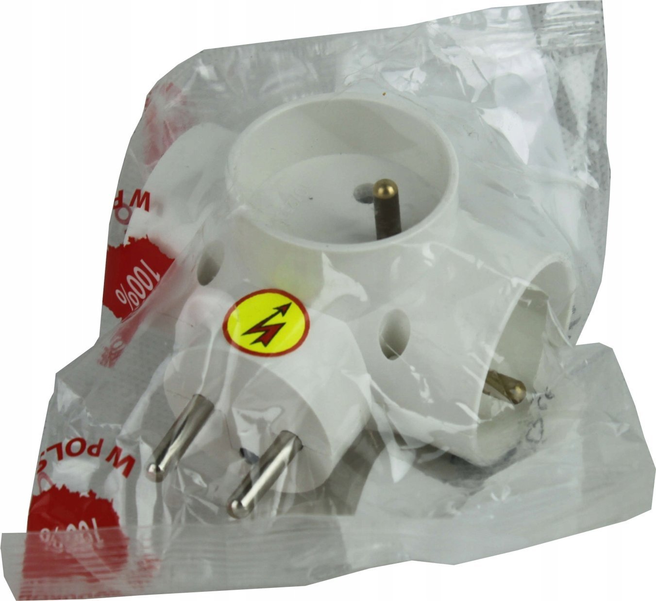 Timex Rozgałeźnik wtyczkowy 3x2P+Z /zabezp. przeciwprzepięciowe/ biały R-31-Z