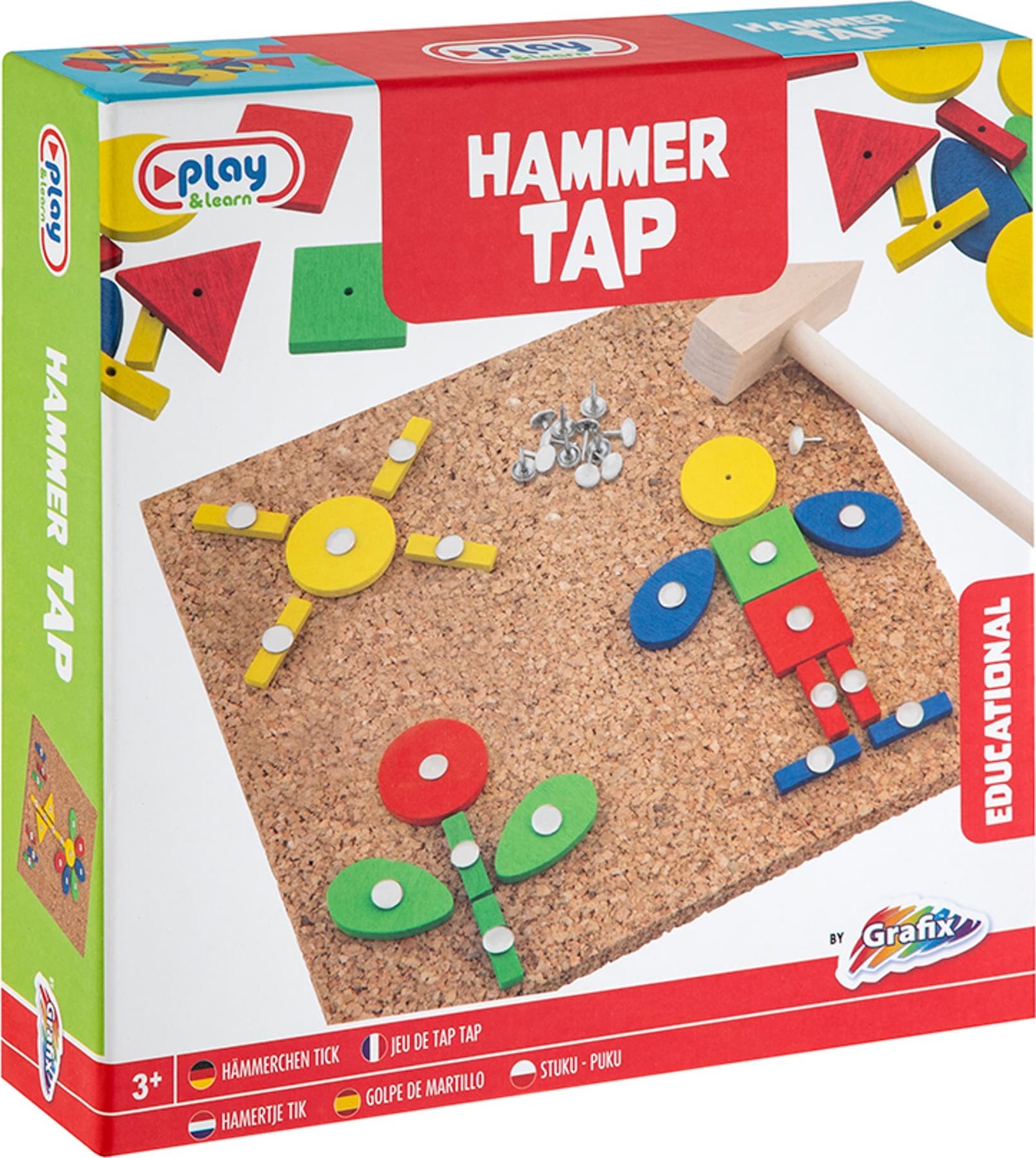 MŁOTEK TAP 74 SZT. MŁOTEK/KURKA/32 KSZTAŁTY/40 GWO