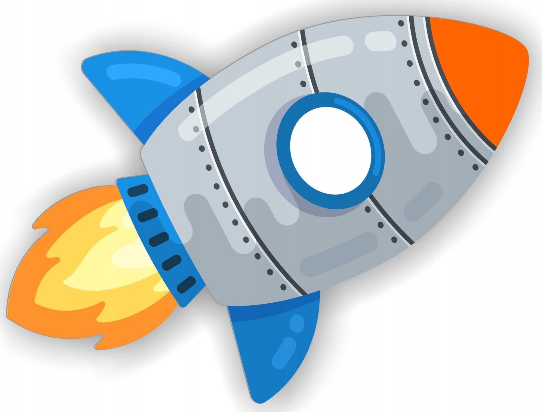 naSciane Lampka nocna LED księżyc rakieta statek kosmiczny