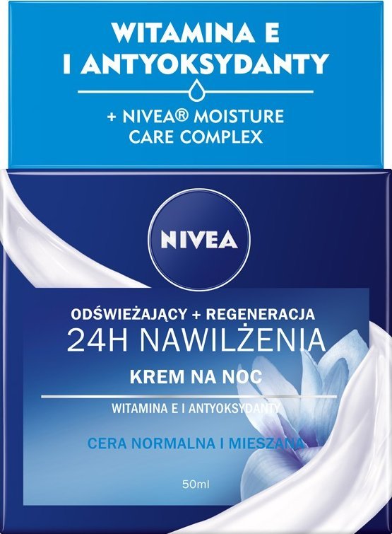 Nivea Krem na noc regenerujący do cery normalnej i mieszanej 50ml