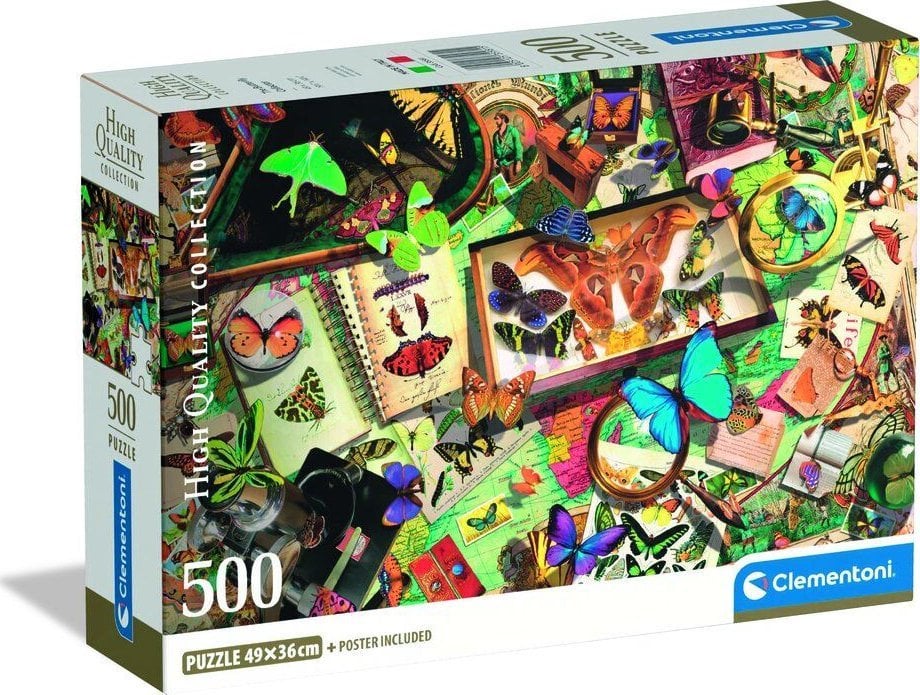 Clementoni Puzzle Compact The Butterfly Collector 500 elementów (35581)