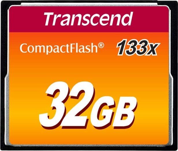 Karta Transcend 133x Compact Flash 32 GB (TS32GCF133)
