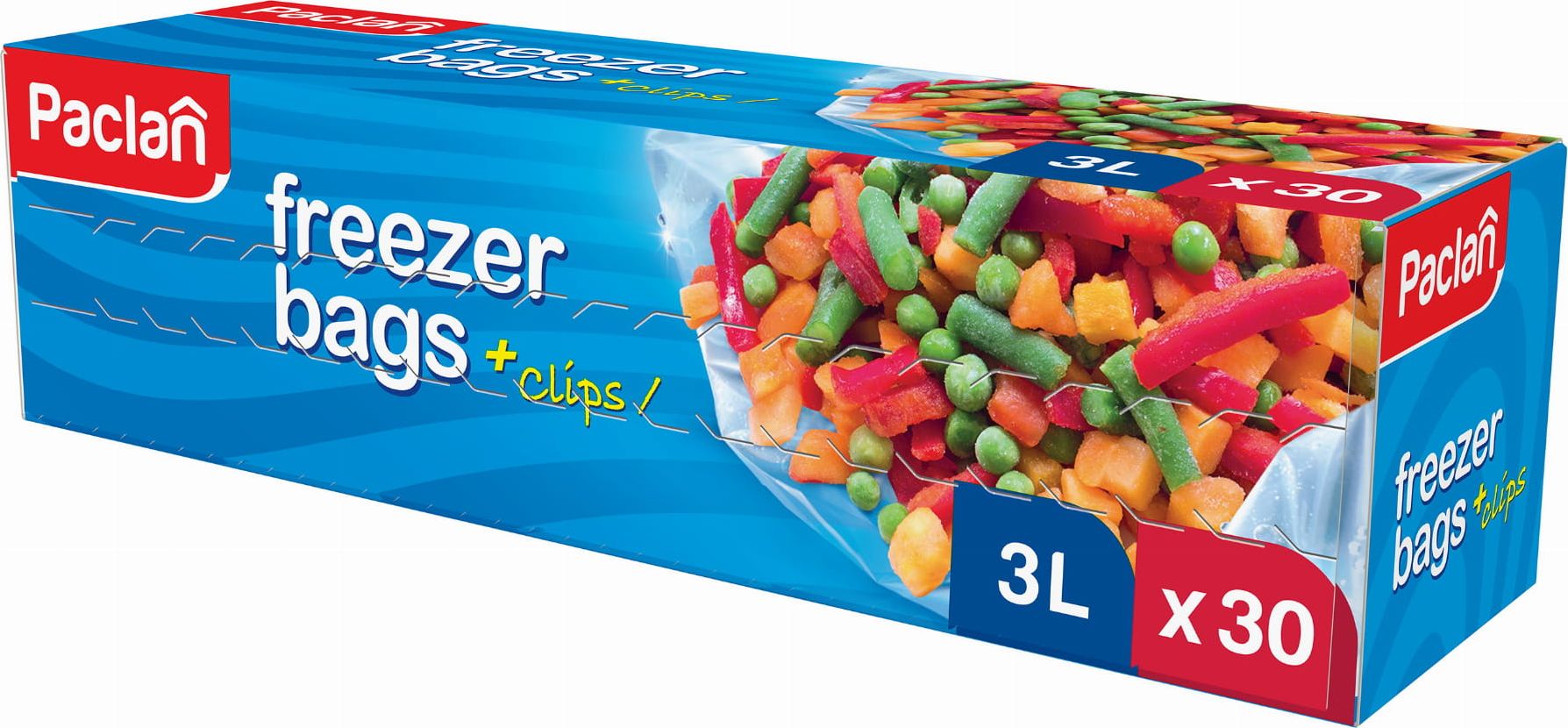 Paclan PACLAN 30szt - woreczki do mrożenia 3L