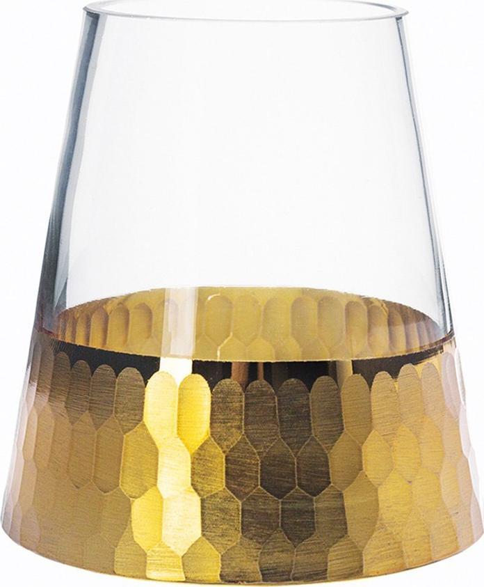 Lumarko Wazon / Świecznik Szklany H-12 Cm!