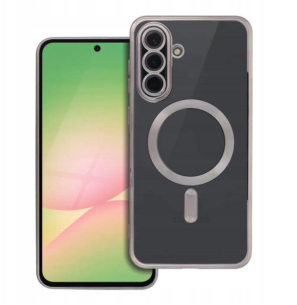 Futerał ELECTRO MAG COVER kompatybilny z MagSafe do SAMSUNG A56 tytanowy szary