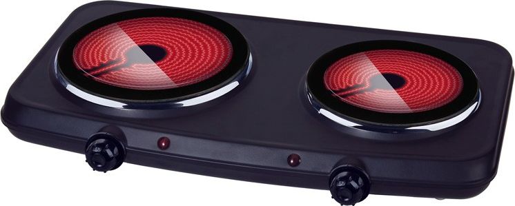 Płyta wolnostojąca Electro-Line Kuchenka elektyczna ceram. Electro-Line 102T 2-płyty black