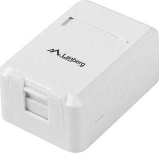 Lanberg Puszka natynkowa na jeden moduł keystone -OK1-0001-W