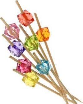 Arpex Szpilki do koreczków z kryształkami 24szt