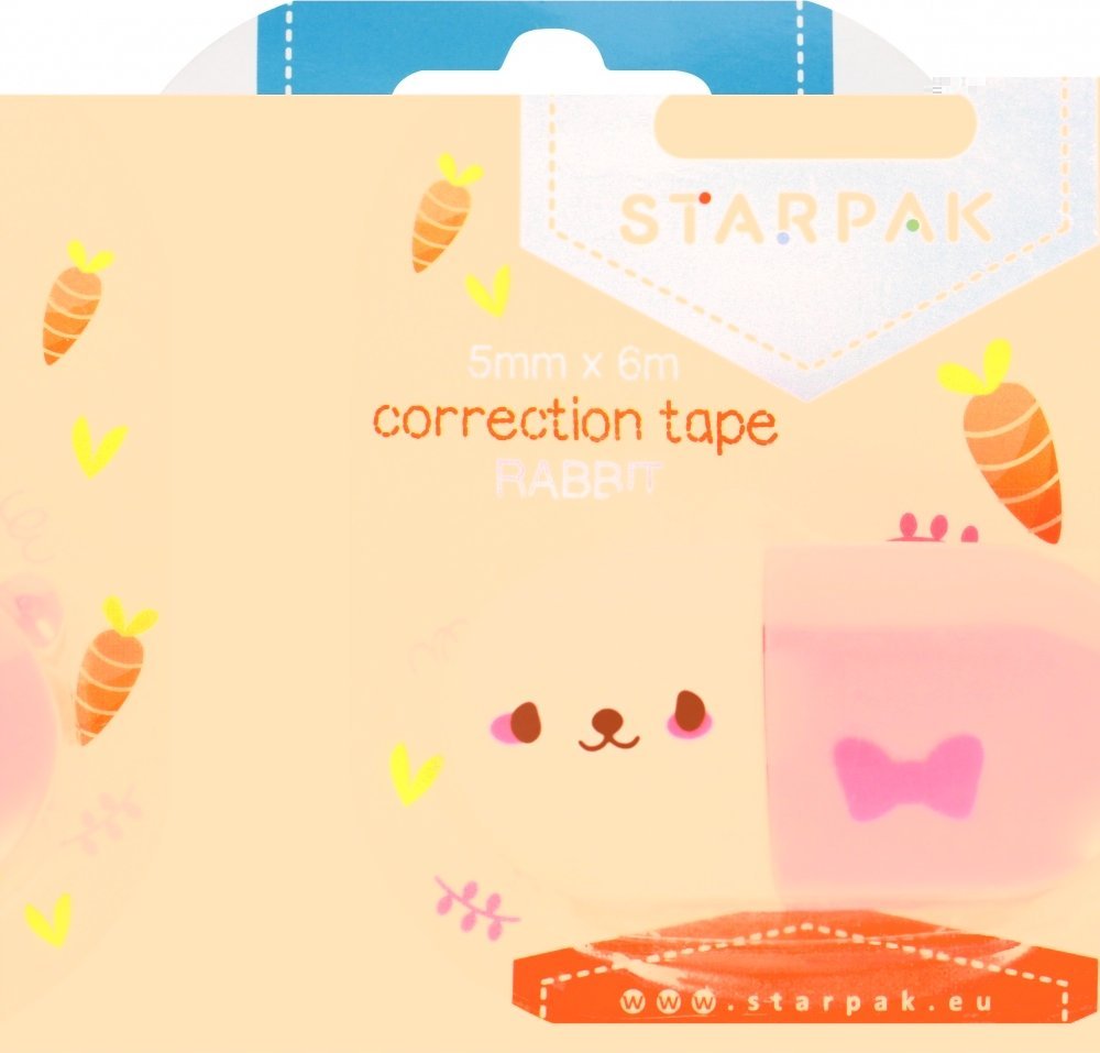 Starpak KOREKTOR W TASMIE 5MMX6MB KROLIK STK B/C 12/432