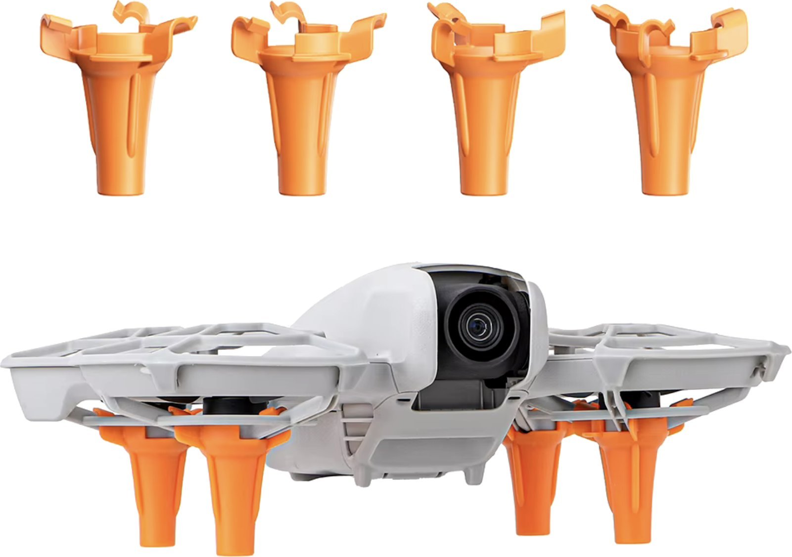 SunnyLife NÓŻKI PŁOZY PODWYŻSZENIE PODWOZIA STOPKI DO DRONA DJI NEO - POMARAŃCZOWE