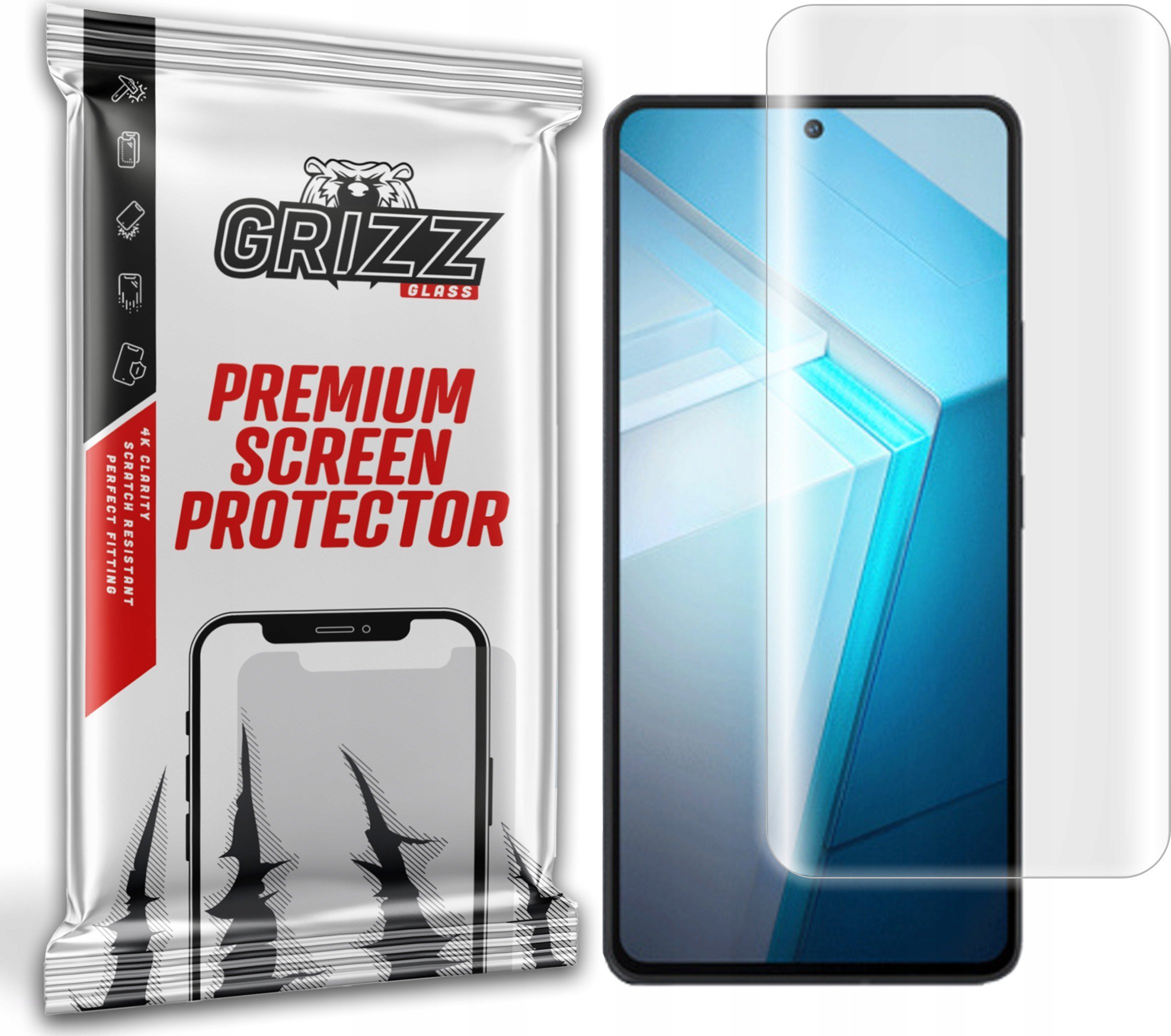 GrizzGlass Folia hydrożelowa GrizzGlass Hydrofilm do Vivo iQOO 11S