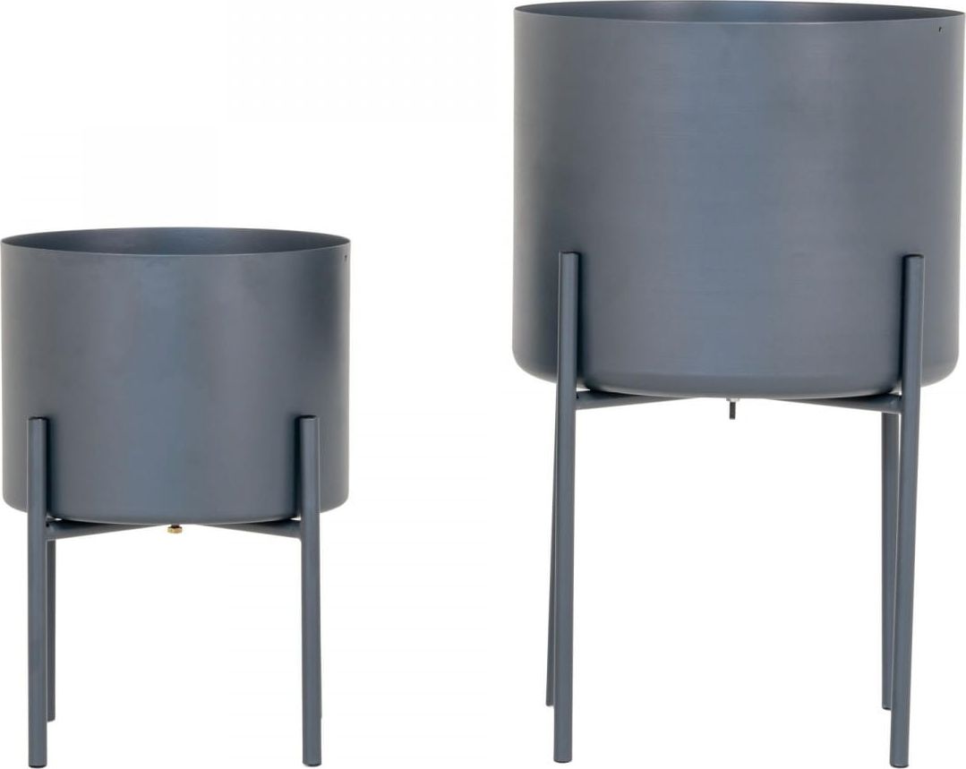 Intesi Zestaw 2 kwietników Pawia szare