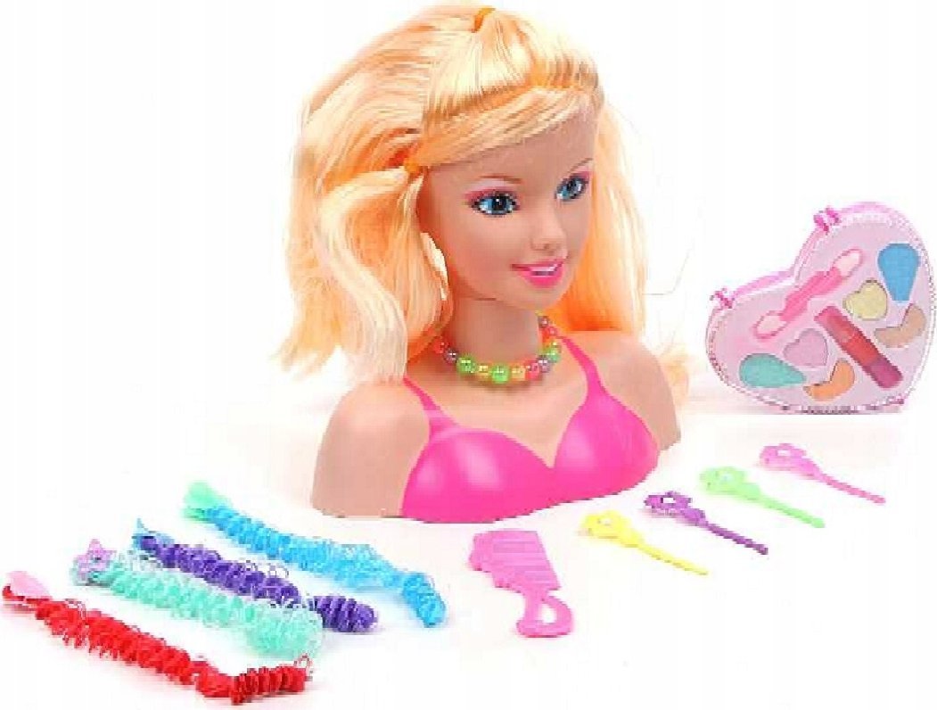 Głowa popiersie lalki do czesania i makijażu 358