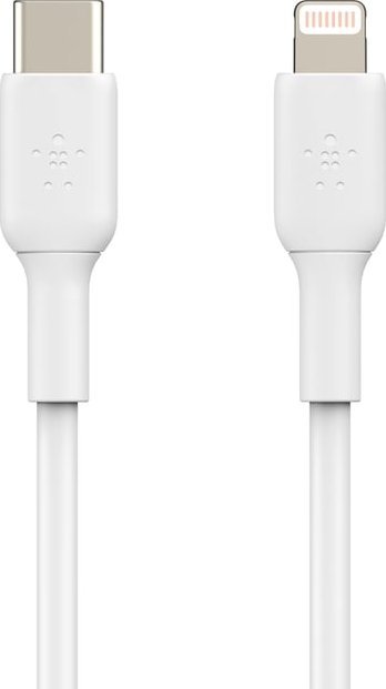 Kabel USB Belkin USB-C - Lightning 2 m Biały (CAA003bt2MWH)