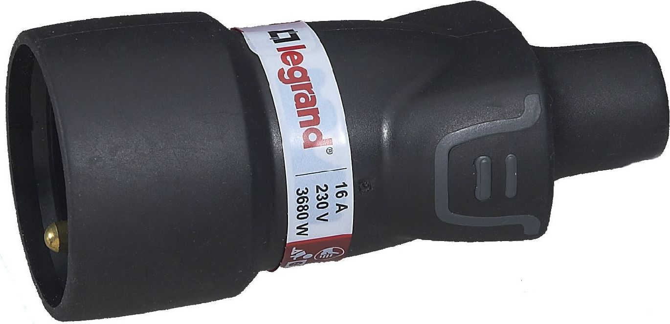 Legrand Gniazdo przenośne z uciemieniem 16A IP44 gumowe - 50115