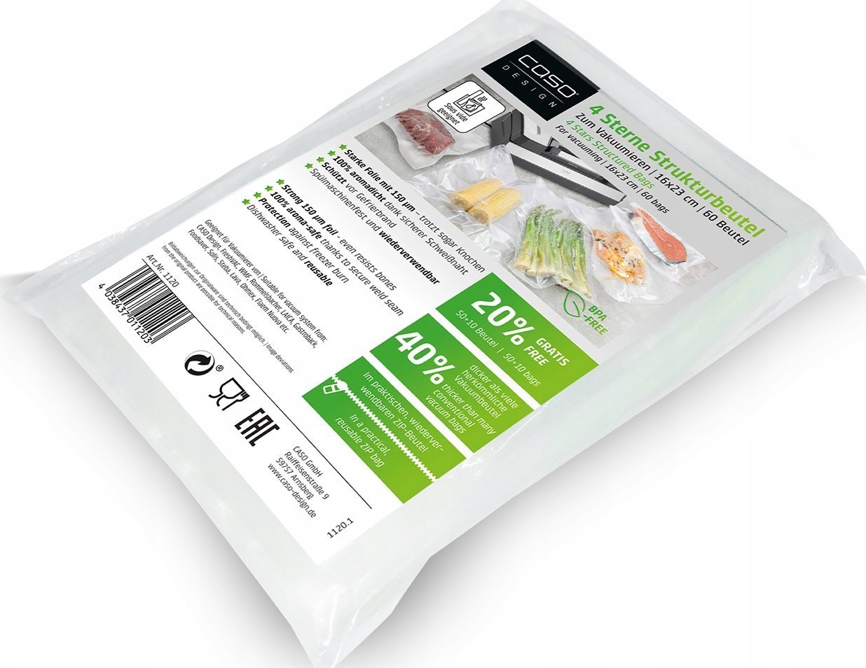 Caso 4 Stars 20x30cm,150μm, 60 szt.