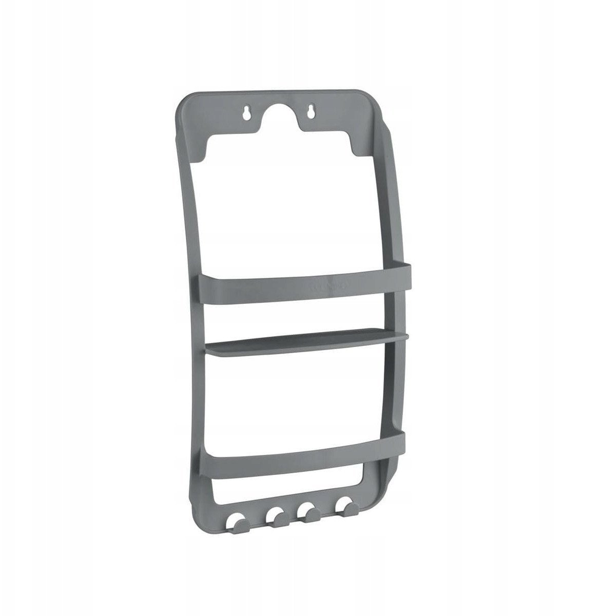 Półka łazienkowa bez wiercenia, dwupoziomowa, 26 x 54,5 x 11,5 cm, WENKO