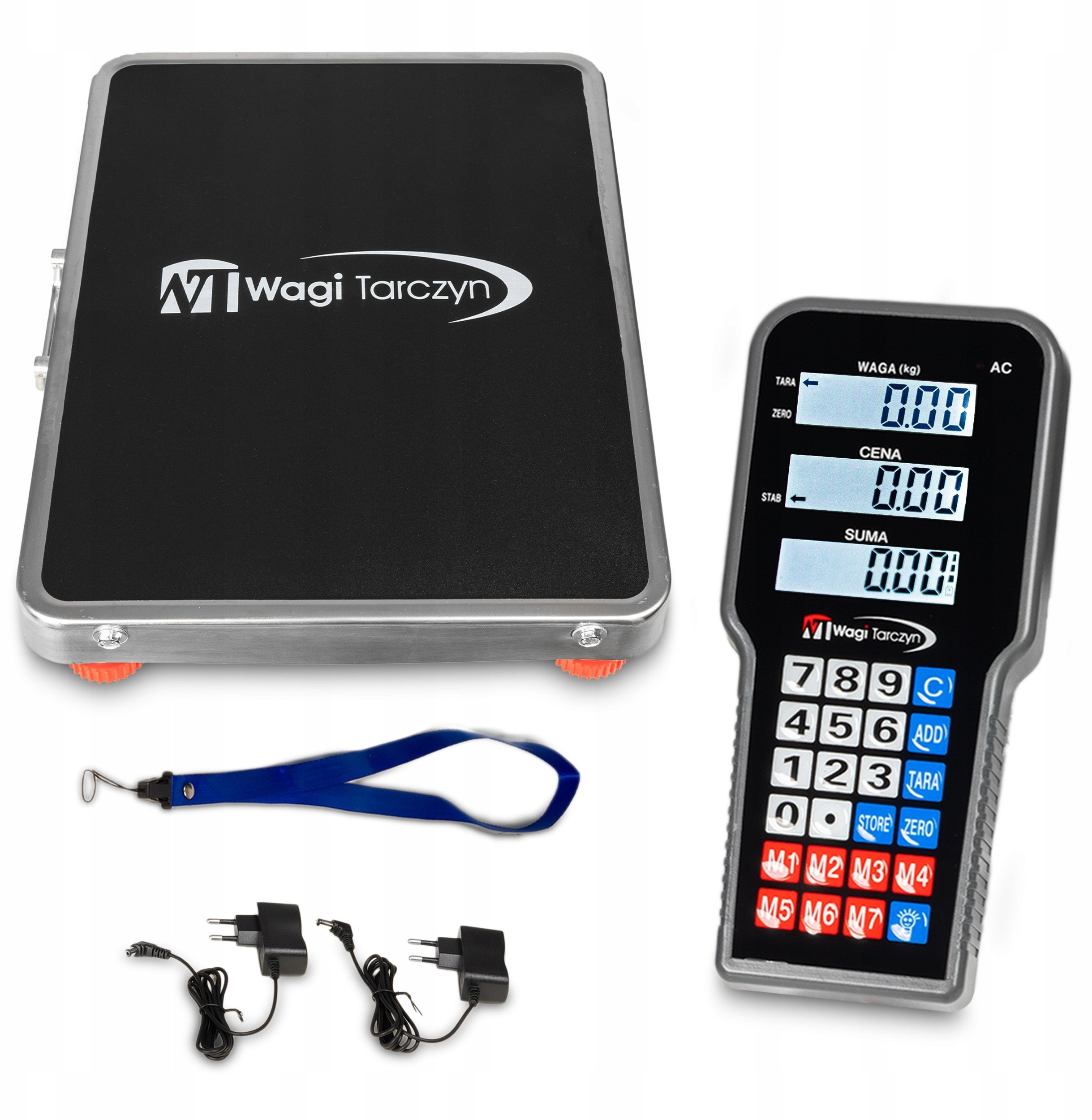 Waga Platformowa WAGI TARCZYN WT-095N 300kg Bezprzewodowy Wyświetlacz