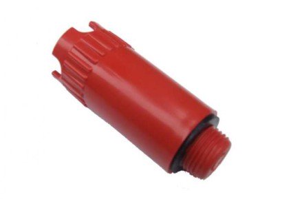 Korek prób szczelności 1/2\" czerwony