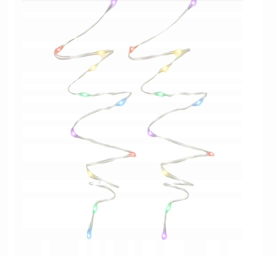 Lampki choinkowe kolorowe 240 LED 11,95m wewnętrzne zewnętrzne