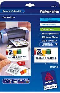 Avery Zweckform papier wizytówkowy 85x54mm (C32026-25)