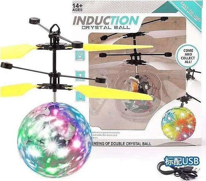 Kula latająca na podczerwień sterowana dłonią