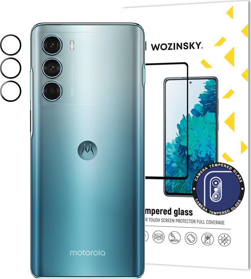 Wozinsky Wozinsky Full Camera Glass szkło hartowane 9H na cały aparat kamerę Motorola Moto G200 5G / Edge S30
