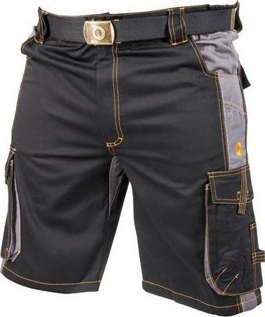 Ardon VISION 04 Ardon - modne krótkie spodenki męskie z wysokiej jakości materiału, odblaskowe elementy - Szary H9113, 46 58