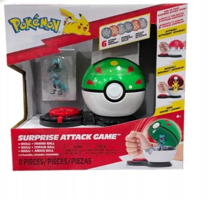 POKEMON Surprise Attack Riolu Seria 3, figurka