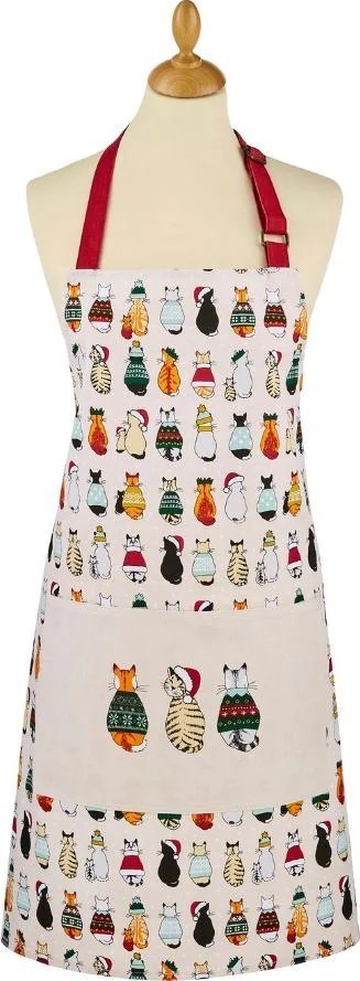 Ulster Weavers Fartuch kuchenny Xmas Cats in waiting 7CCAW