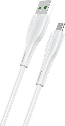 Kabel USB Usams USB-A - microUSB 1 m Biały (SJ375USB02)