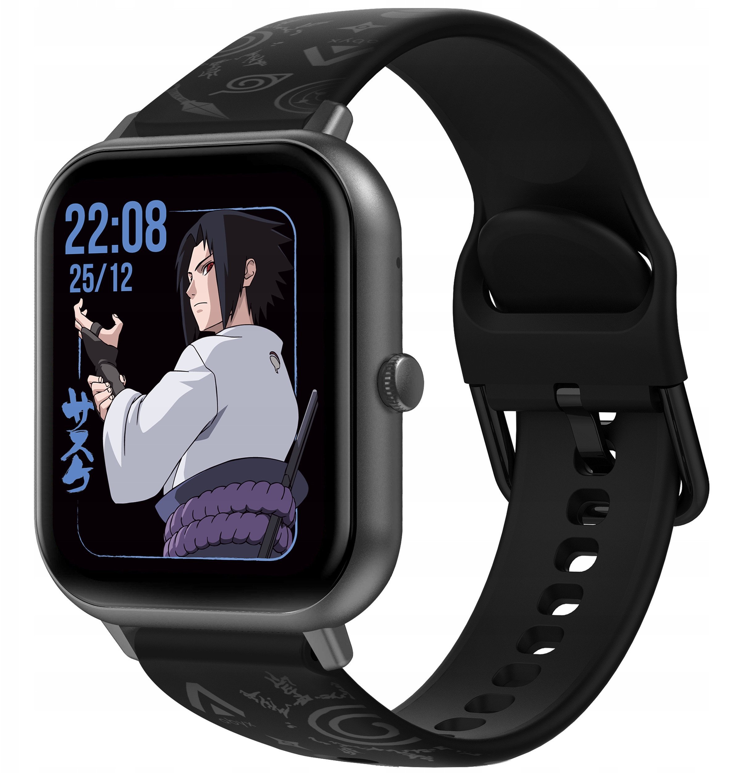 abyx Smartwatch Fit Touch 3 Sasuke Uchiwa space grau