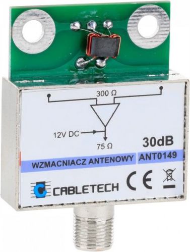 Cabletech Wzmacniacz antenowy LNA-177 ekranowany 30dB (ANT0149)