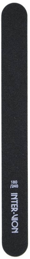 Inter-vion PILNIK DO PAZNOKCI PROSTY CZARNY 180/240 499948