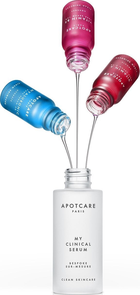 Apot.Care My Clinical Serum Set Apotcare: Vitamin B3, Vitamin B3, Anti-Redness, Serum, For Face, 10 ml + Vitamin A, Retinoid, Anti-Wrinkle, Serum, For