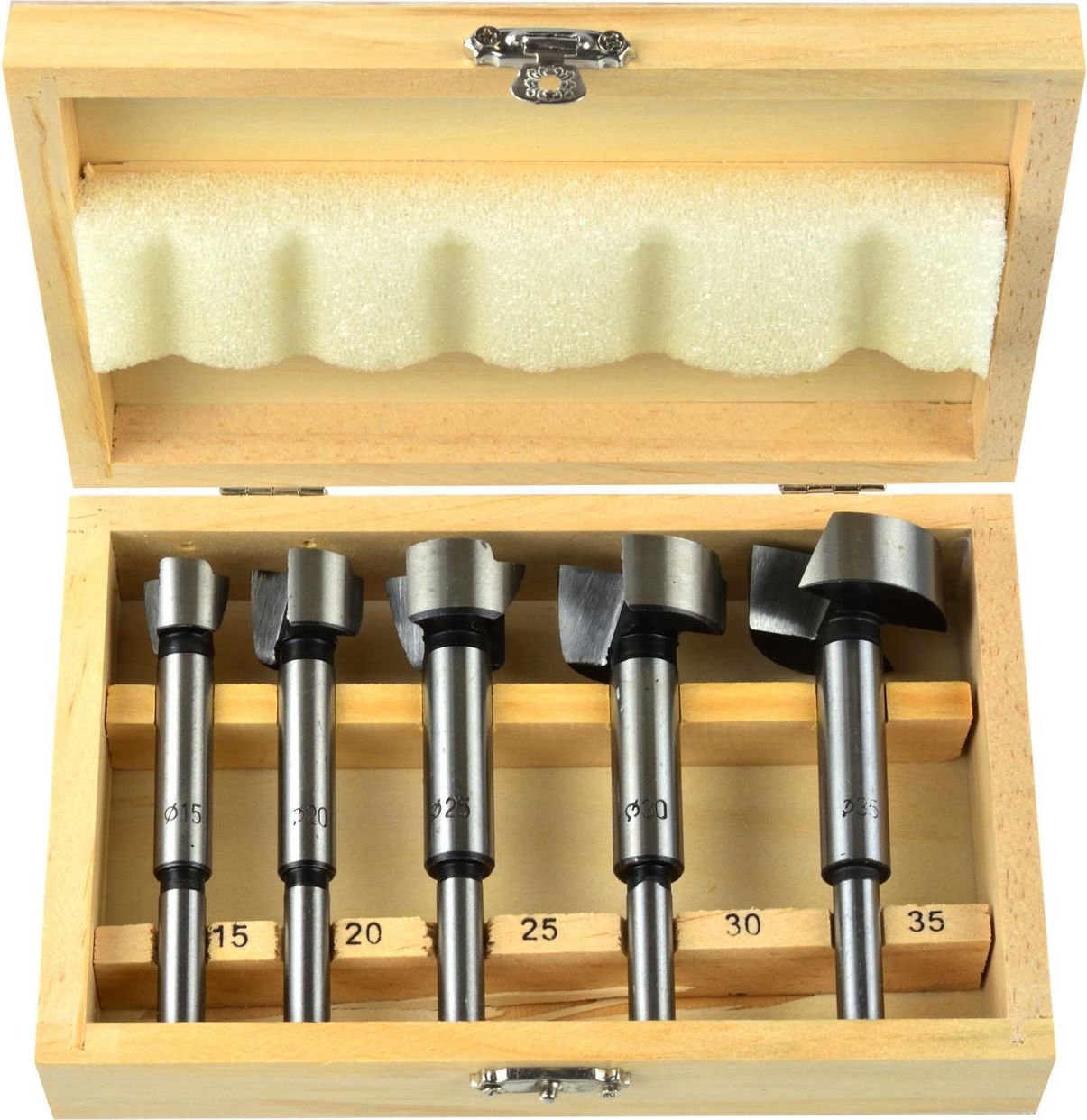 Geko Kpl.frezów do drewna 15-35mm 5el COK(40)