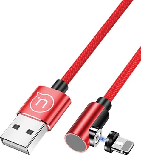 Kabel USB Usams USB-A - Lightning 1 m Czerwony (63289)