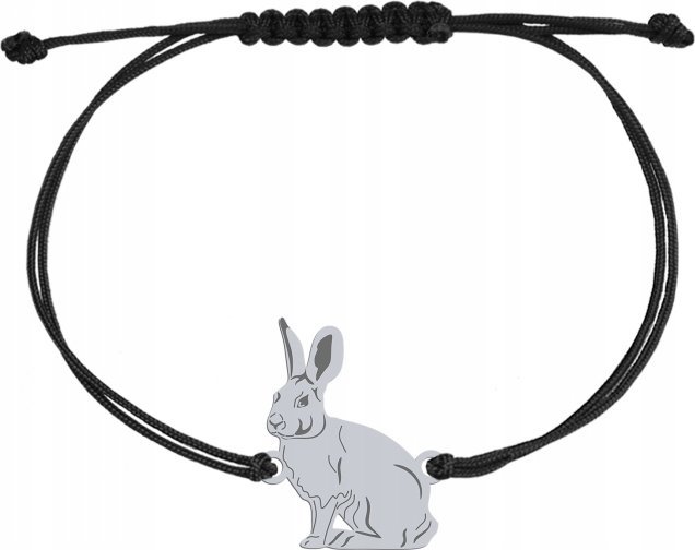 Radziszewska Jewellery Srebrna Bransoletka z ZAJĄCEM GRAWER DEDYKACJA